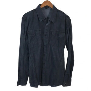 BF454 AT COLLINS Buckle Brand 2 Pocket Chambray Button Down Shirt 2XL